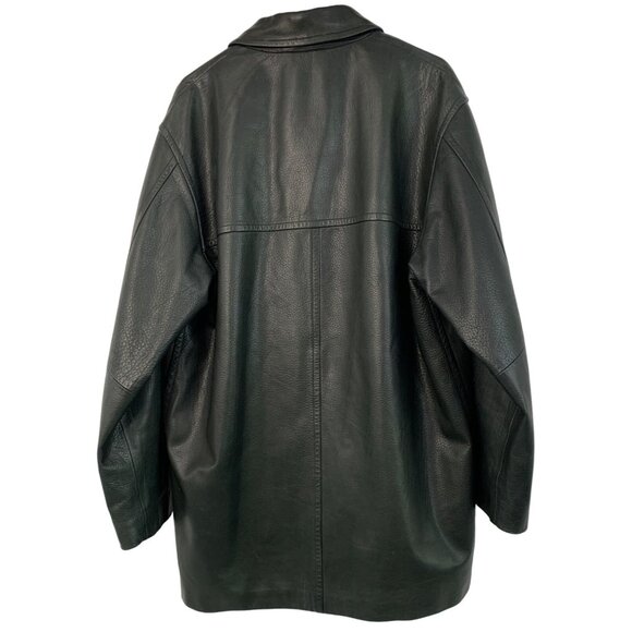 Coach Black Leather Jacket - Picture 7 of 11